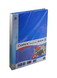 Папка с файлами А4, 40 файлов, пластик, в ассортименте, Comix