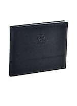 Алфавитная книга А5 72л "Виннер" горизонт., черная, кожзам, поролон, офсет, Escalada