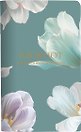 Тетрадь для записи иностр. слов А5 48л "Blossom", тюльпаны, карт.обложка, скрепка, ламинация, тиснение золотой фольгой