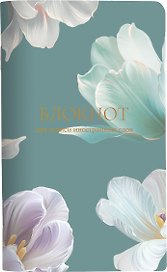 Тетрадь для записи иностр. слов А5 48л "Blossom", тюльпаны, карт.обложка, скрепка, ламинация, тиснение золотой фольгой