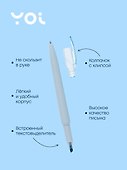 Ручка-текстовыделитель синяя, «Pastel», Yoi, в ассортименте - 1