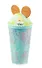 Стакан с эффектом льда  Мороженое Ушки круглые (пластик) (480мл) (12-CHOUWU-YW511) - 1