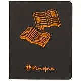 Тетрадь предметная в клетку Paper Art, "Неоновые акценты. История", 48 листов