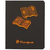 Тетрадь предметная в клетку Paper Art, "Неоновые акценты. История", 48 листов