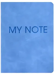 Записная книжка А6 40л кл. "Fantasy. Голубой" иск.кожа