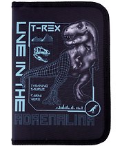 Пенал 1 отделение "T-Rex" 20*13 см, молния