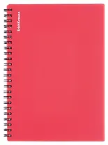 Тетрадь 80 листов, клетка, "Reef" спираль, коралловый, Erich Krause