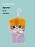 Брелок Котик в полотенце (текстиль) (13см) (12-1644-202405-T8) - 0
