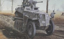 ЗВ Танк Sd. KfZ. 250/11 Le Spw w/Panzerbuchse 41 (6132) (1:35) (коробка)