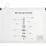 Папка на молнии с расширением "My solar system", A5