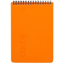 Блокнот «Neon orange» в клетку, 50 листов, А5