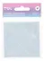 Блок бумаги 75*75 самоклеящийся 50 листов, пластик, сиреневый - 1