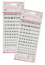 Набор страз кристаллы, белые, микс размеров  2ШТ