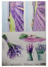 Декупажная карта Прованс 21*30см