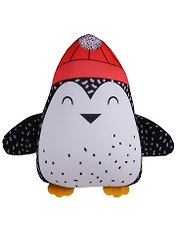 Игрушка-антистресс Пингвин в шапке (30х20) (АН2018-33)