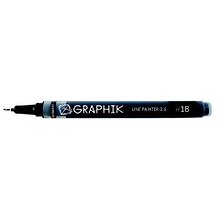 Мультилайнер Derwent LINE PAINTER №18 Чёрный