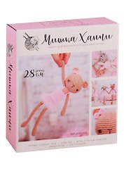 Набор для вязания Амигуруми: НТ Набор для шитья Мягкая игрушка «Мишуля Ханни» 10*4*14см 2724104
