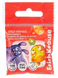 Ластик «Jolly Friends», Erich Krause, 2 штуки