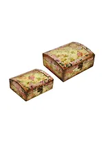 Набор шкатулок из 2 шт. (15х6х12/18х8х15) (187-209)