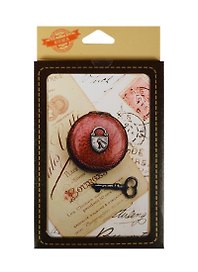 Обложка для паспорта, Фора, Ключ с замком кожа 13,2*18,6см 20076