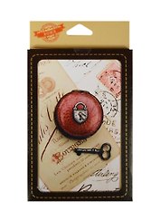 Обложка для паспорта, Фора, Ключ с замком кожа 13,2*18,6см 20076