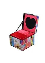 Шкатулка для драгоценностей с зеркалом музыкальная, 14х14х11 см (34048)