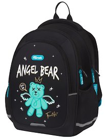 Рюкзак школьный «Angel bear» для девочки, 3 отделения, 37 см, Först