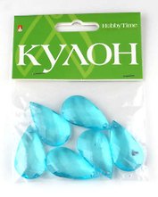 Кулон «Капля», полупрозрачный, 9х18х35 мм, 5 цветов, Альт