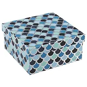 Подарочная коробка «Blue fish-scale» средняя