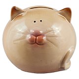 Копилка Кот круглый 9*11см (керамика) 12-8069-52023-2