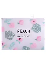 Папка на молнии А4 "Фруктовый микс" с расширением, ассорти