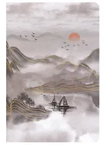 Тетрадь в клетку Kairui, Misterious mountains, 32 листа, в ассортименте