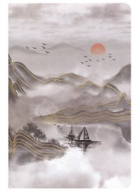 Тетрадь общая «Misterious mountains», 32 листа в клетку, А5, в ассортименте - Kairui