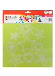 Трафарет-силуэт Marabu 016 Звезды (028900016) (30х30см)