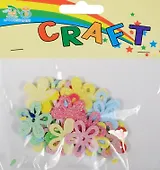 Набор для творчества Вырубка из EVA, блестящие цветки