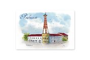 Магнит картон Пожарная каланча (Рыбинск) (МК/603/002)