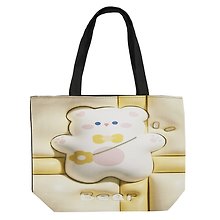 Сумка-шоппер 3D принт Мишка Kawaii (41х31х8) (текстиль) (12-11525-SH16)