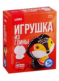 Набор для творчества LORI Игрушка из глины Енот