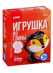 Набор для творчества LORI Игрушка из глины Енот
