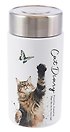 Термос Cat Diary Котик с бабочкой (акварель) (металл) (330мл) (12-7306-202604_18)