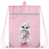 Мешок для сменной обуви "Кошечка в пальто" 36 х 48 см, 1 отделение