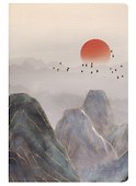 Тетрадь общая «Misterious mountains», 32 листа в клетку, А5, в ассортименте - Kairui - 1