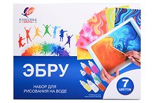 Набор для рисования на воде "Эбру"7 цветов