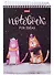 Блокнот А5 160л нелин. "Прикольные коты" трехцв.тонир.блок, пласт.спираль, мел.картон, УФ-лак - 0