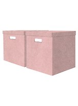 Короб XL "Pastel Shadow" 32*31*35см, кашированный трехслойный гофро картон. Набор 2 шт.
