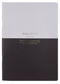 Тетрадь общая «Believe. Айвори полоса», 48 листов в клетку, А4 - Be Smart