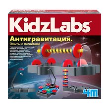 Игровой набор Антигравитация. Опыты с магнитами, 18 предметов. KidzLabs/ КидзЛабс 4М