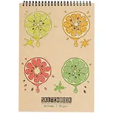 Скетчбук А4 40л "Сладкие мечты" белый офсет, 120г/м2, спираль