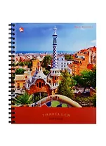 Тетрадь в клетку Unnika, "Путешествия мечты (города)", 80 листов, в ассортименте