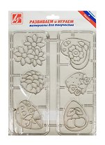 Трафарет для рисования красками по стеклу Кулончики (22С 1404-08) (в комплекте 6 подвесок) (упаковка)